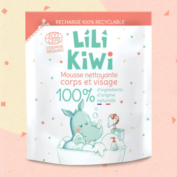 recharge mousse nettoyante lilikiwi