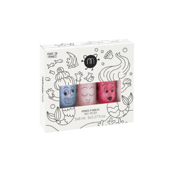 Coffret 3 vernis - Mermaid