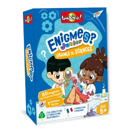 Enigmes junior graines de sciences