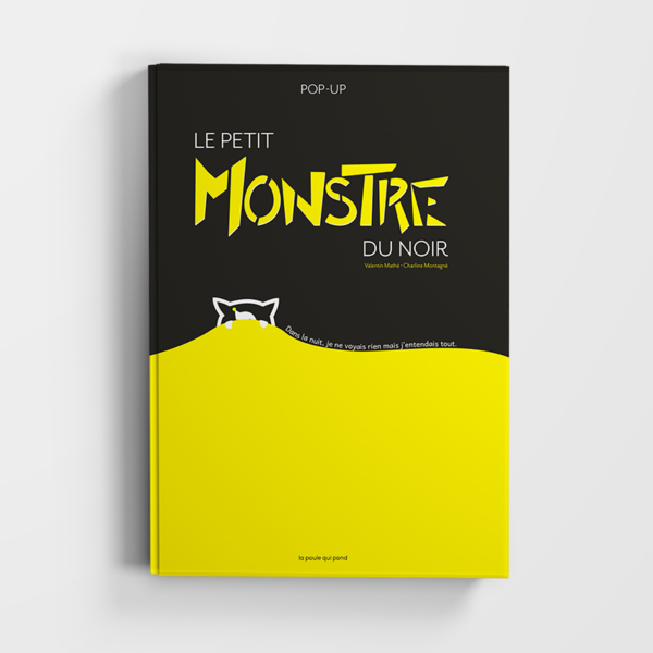 livre enfant pop up petit monstre du noir