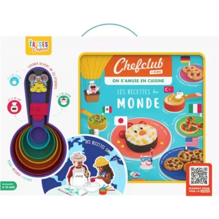 Coffret cuisine Chefclub Les Recettes du monde avec les Tasses