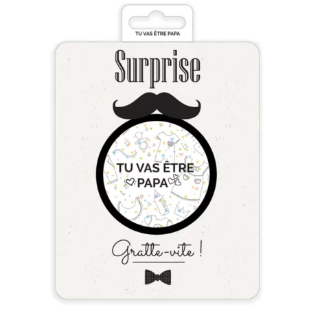 Carte à gratter - Tu vas être papa