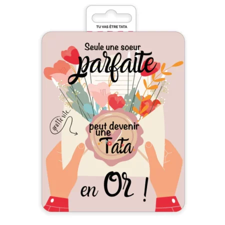 Carte à gratter - Tu vas être tata