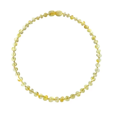 Collier Ambre bébé - Lemon