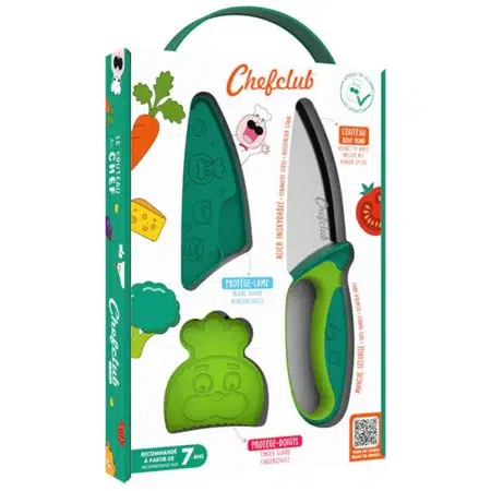 Kit couteau de cuisine pour enfant - Vert