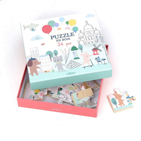 Puzzle en bois, Escapade à Paris - Sarah Betz