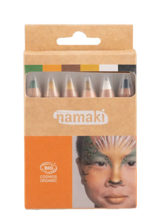 Kit de 6 crayons de maquillage Vie sauvage