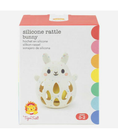 SILICONE RATTLE BUNNY