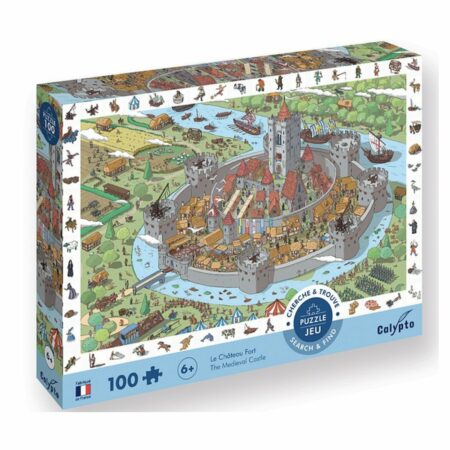 Puzzle 100 pieces chateau fort